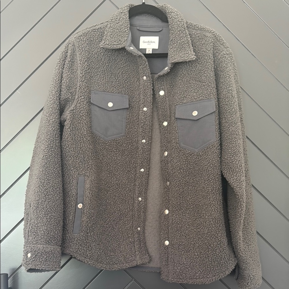 Goodfellow & Co Men's Gray Sherpa Jacket